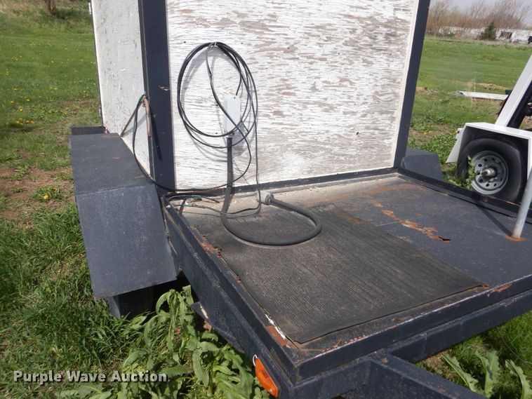 image for item KS9981 Shop built enclosed cargo trailer