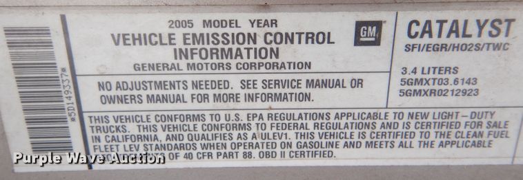 image for item LS9145 2005 Chevrolet Venture  van