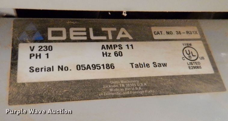 image for item LS9158 Delta X5  unisaw