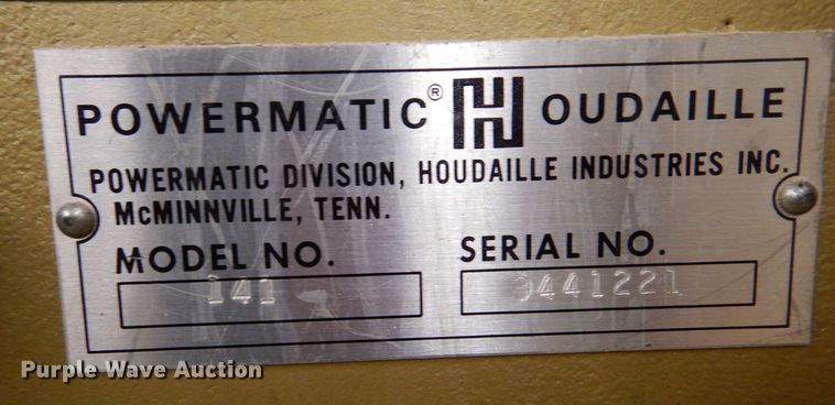 image for item LS9159 Powermatic Houdaille 141  bandsaw