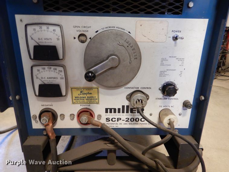 image for item LS9166 Miller SCP-200C  welder