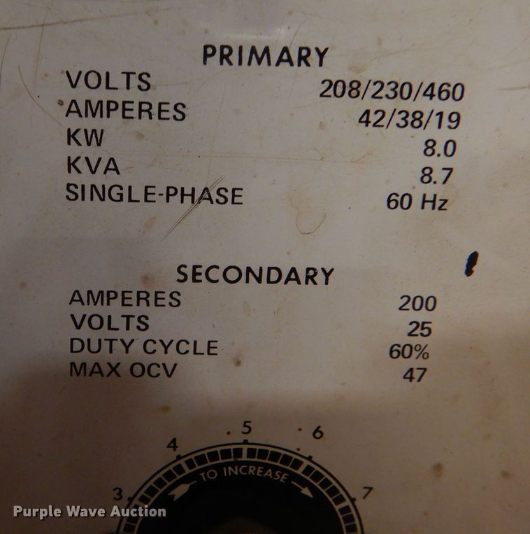 image for item LS9166 Miller SCP-200C  welder