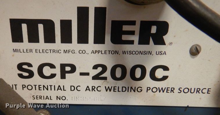 image for item LS9166 Miller SCP-200C  welder