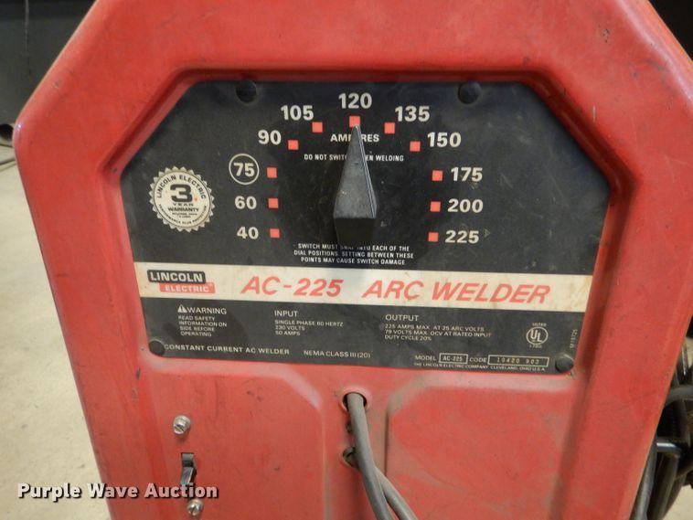 image for item LS9169 Lincoln Electric AC-225  welder