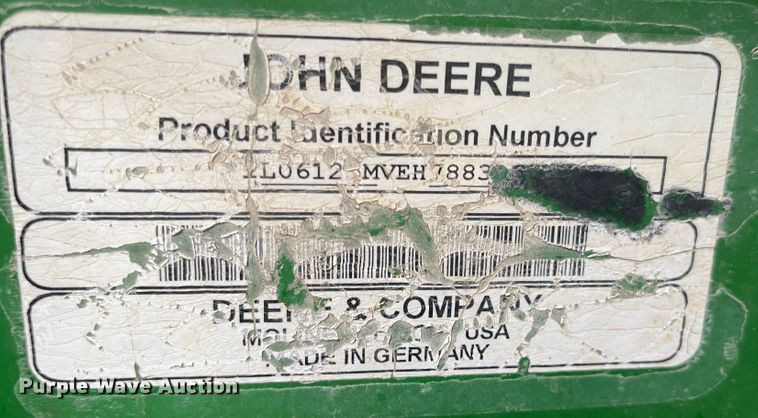 image for item MJ9650 2014 John Deere 6125M  tractor