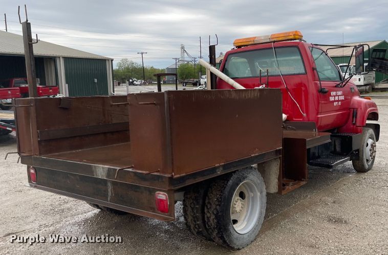 image for item MJ9652 1998 Chevrolet C5500  flatbed truck