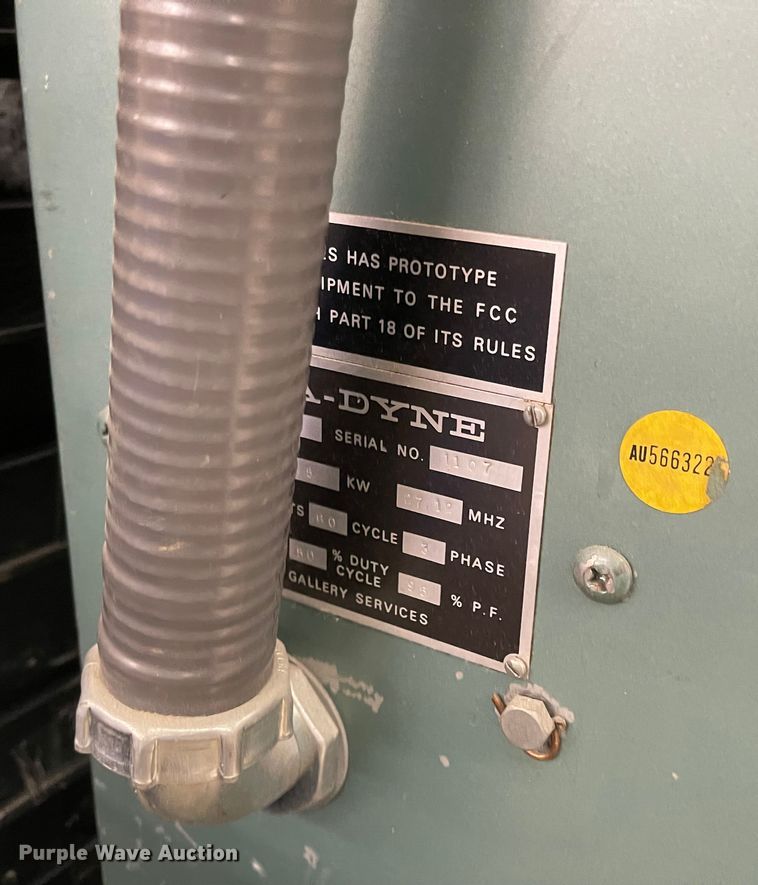 image for item MJ9689 Fara-Dyne GS15  heat sealing machine