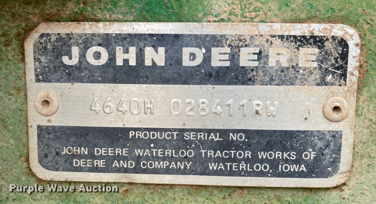image for item DJ5131 1982 John Deere 4640  tractor