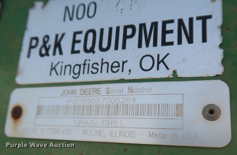 image for item DK3704 2003 John Deere 1590  grain drill