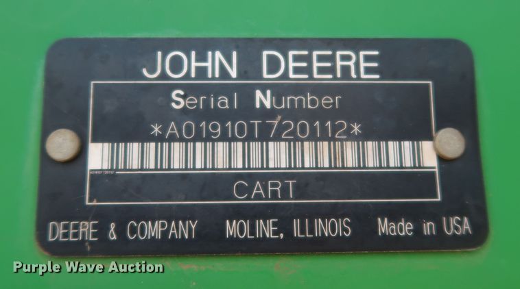 image for item DK3722 2007 John Deere 1890  air seeder