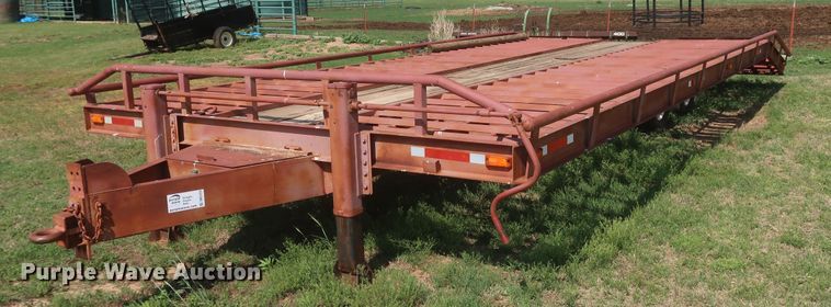 image for item DK3723 Shop built  windrower trailer