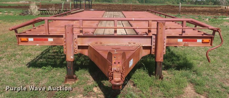 image for item DK3723 Shop built  windrower trailer