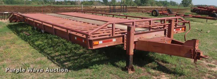image for item DK3723 Shop built  windrower trailer
