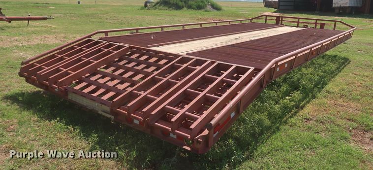 image for item DK3723 Shop built  windrower trailer
