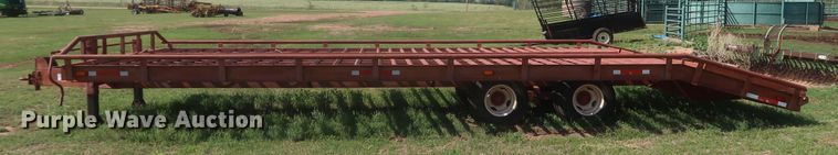 image for item DK3723 Shop built  windrower trailer