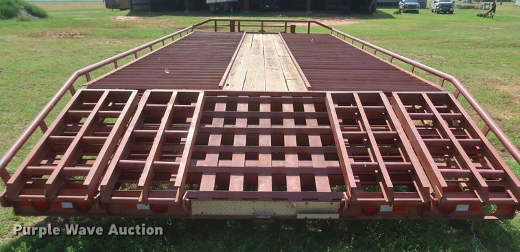 image for item DK3723 Shop built  windrower trailer