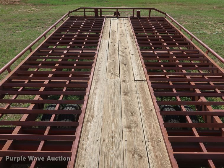 image for item DK3723 Shop built  windrower trailer