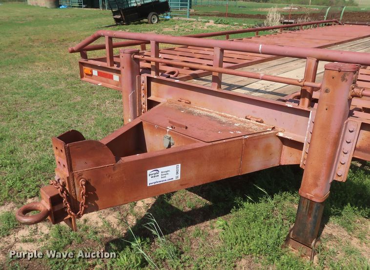 image for item DK3723 Shop built  windrower trailer