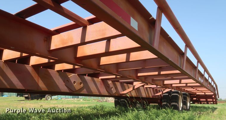 image for item DK3723 Shop built  windrower trailer