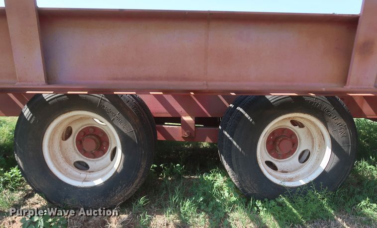 image for item DK3723 Shop built  windrower trailer
