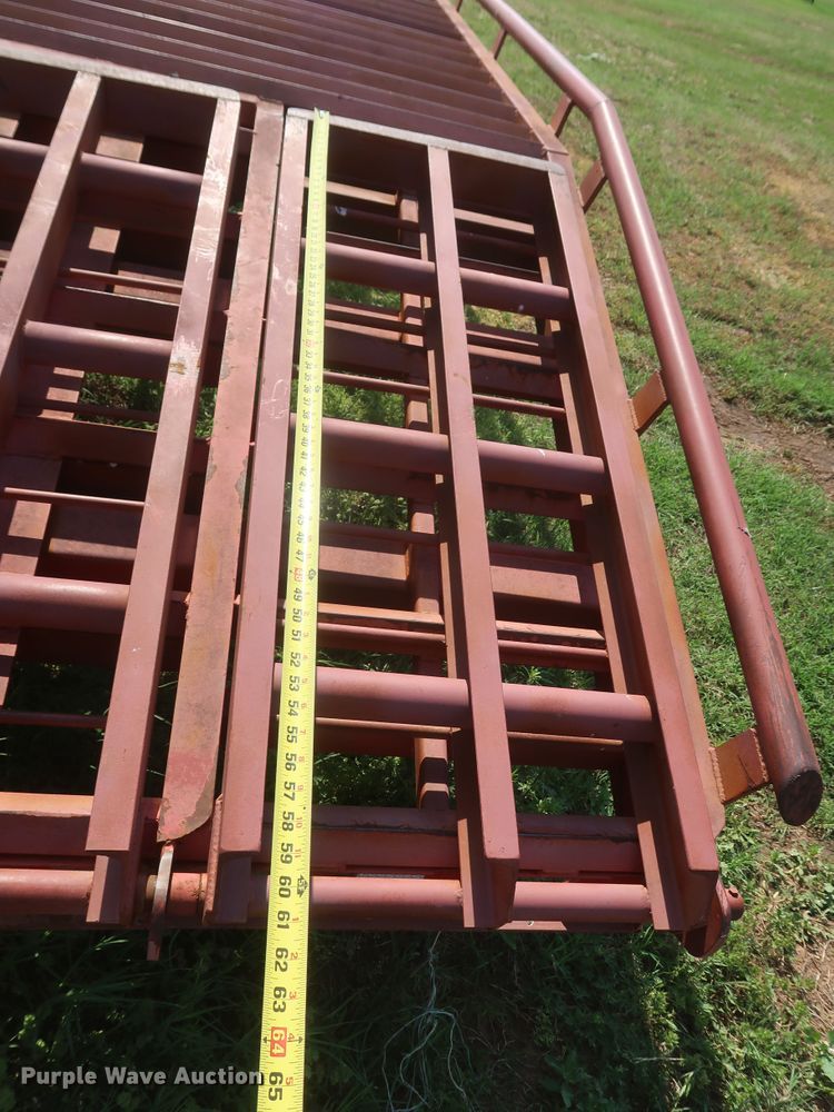 image for item DK3723 Shop built  windrower trailer