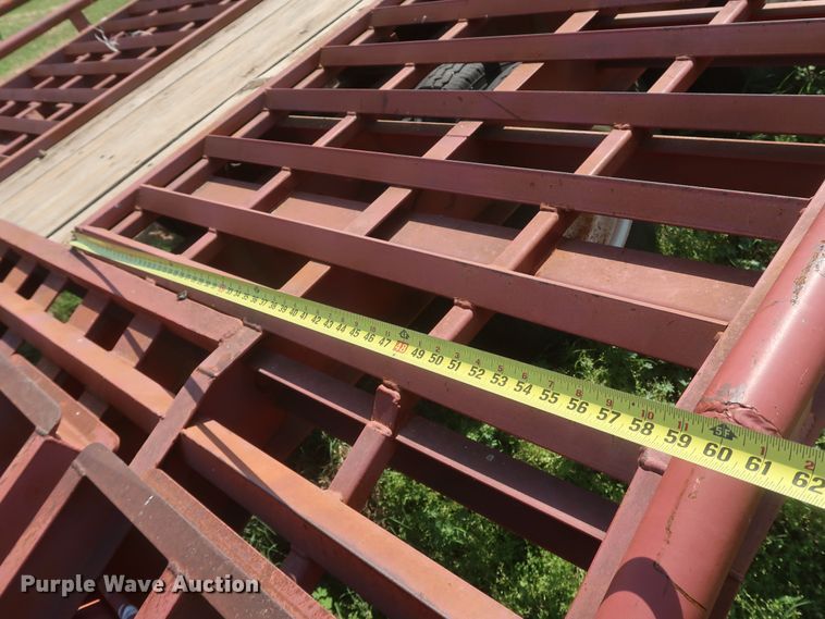 image for item DK3723 Shop built  windrower trailer