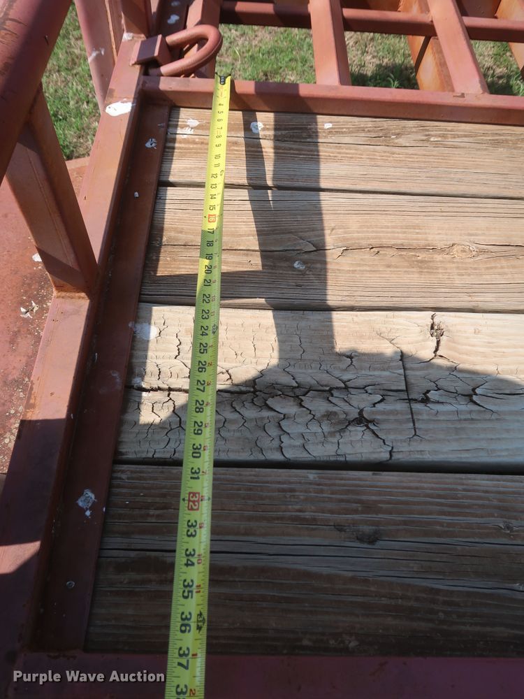 image for item DK3723 Shop built  windrower trailer