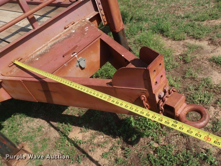 image for item DK3723 Shop built  windrower trailer