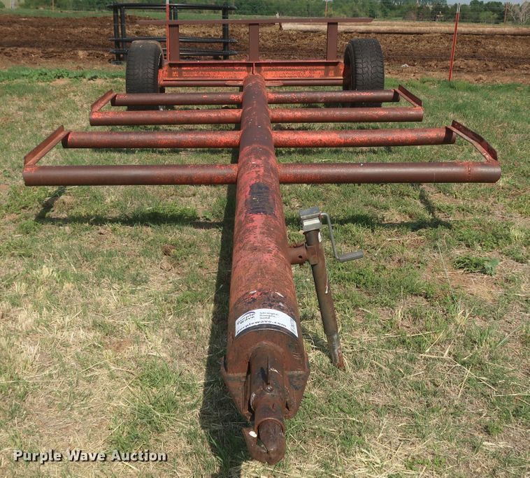 image for item DK3726 Shop built  hay bale trailer