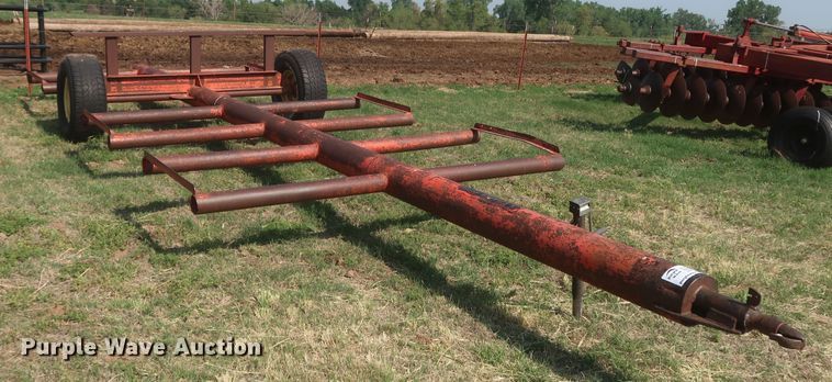 image for item DK3726 Shop built  hay bale trailer