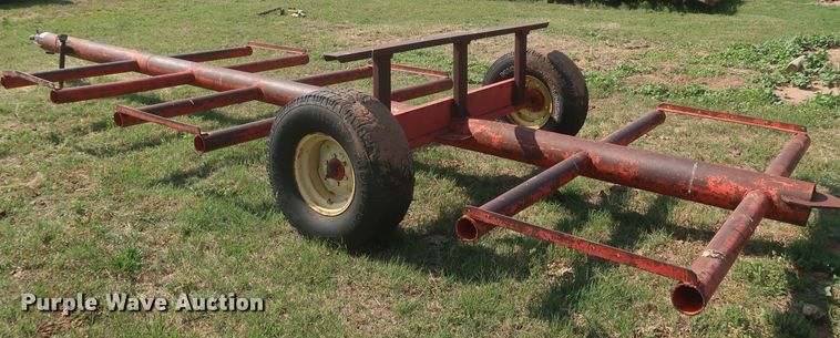 image for item DK3726 Shop built  hay bale trailer