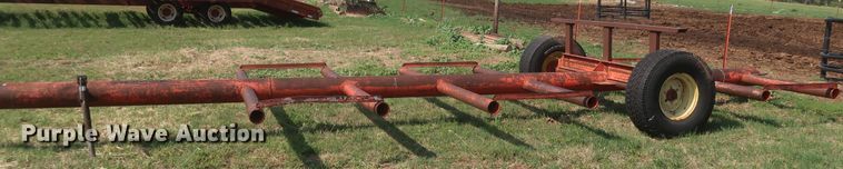 image for item DK3726 Shop built  hay bale trailer