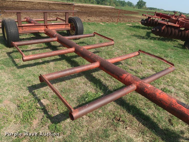 image for item DK3726 Shop built  hay bale trailer