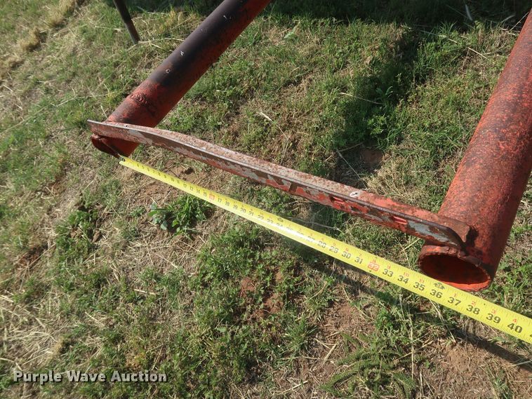 image for item DK3726 Shop built  hay bale trailer