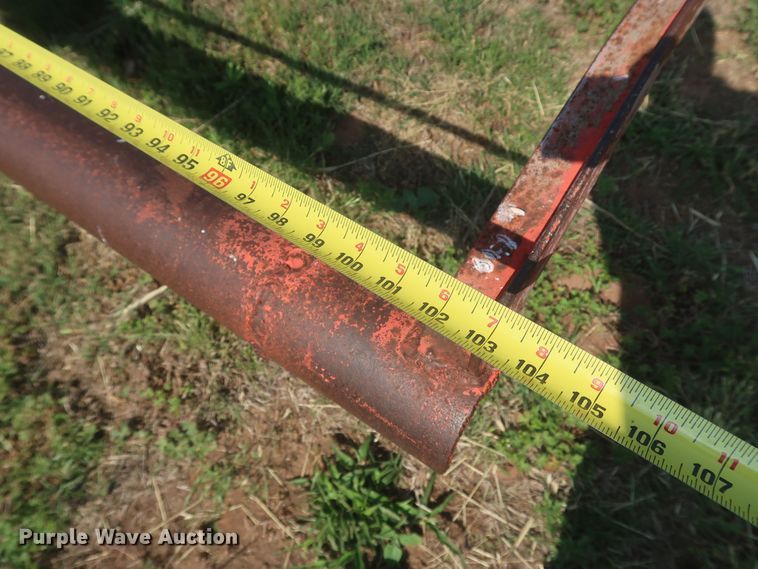 image for item DK3726 Shop built  hay bale trailer