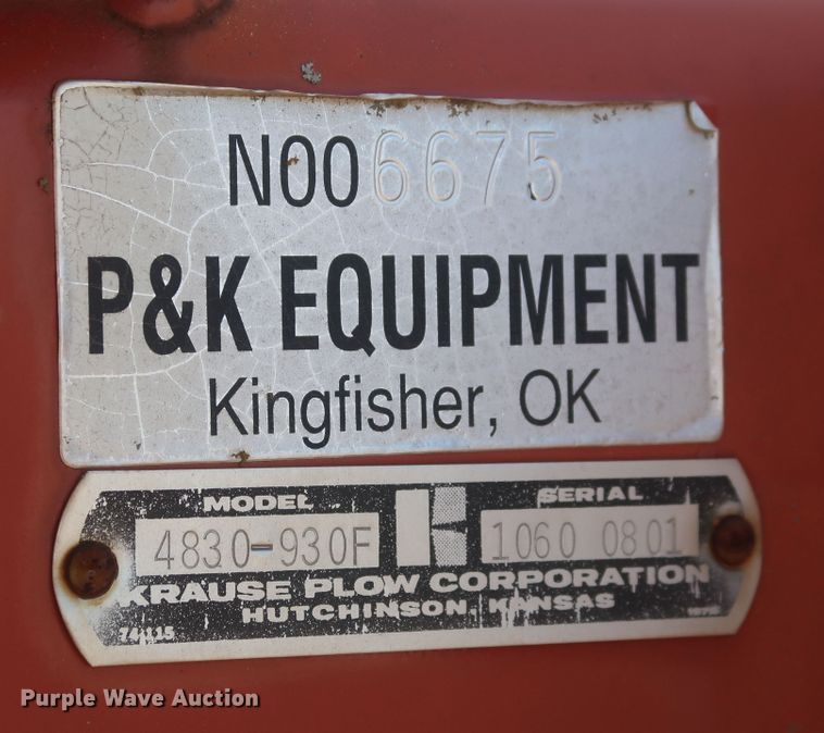 image for item DK3728 2005 Krause 4830-930F  in-line ripper