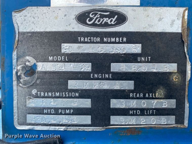 image for item DM4100 Ford 776B  tractor
