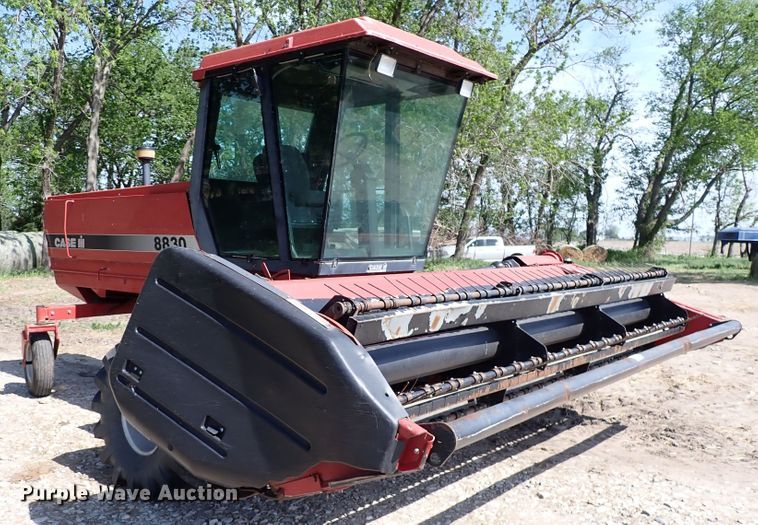 image for item DN6812 Case IH 8830  windrower