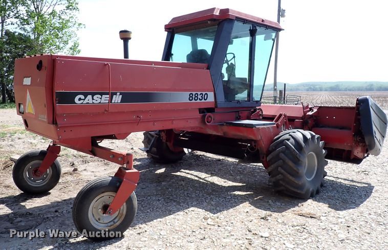 image for item DN6812 Case IH 8830  windrower