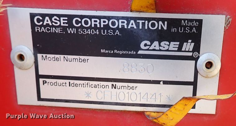 image for item DN6812 Case IH 8830  windrower