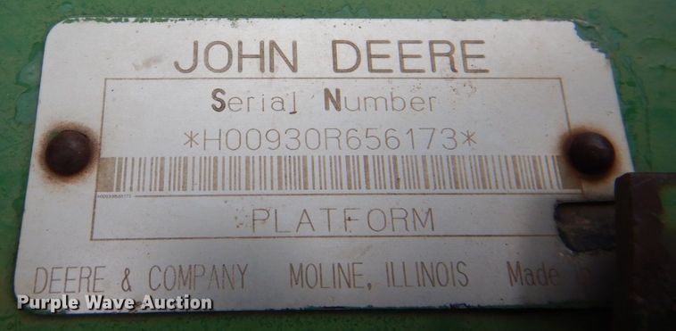 image for item DP3991 1993 John Deere 9600  combine