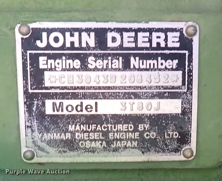 image for item DP4660 John Deere 850  MFWD tractor