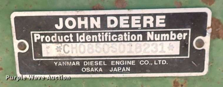 image for item DP4660 John Deere 850  MFWD tractor