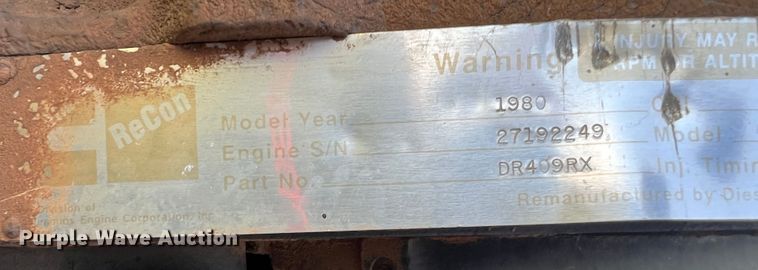 image for item DR1339 1981 Versatile 895  4WD tractor