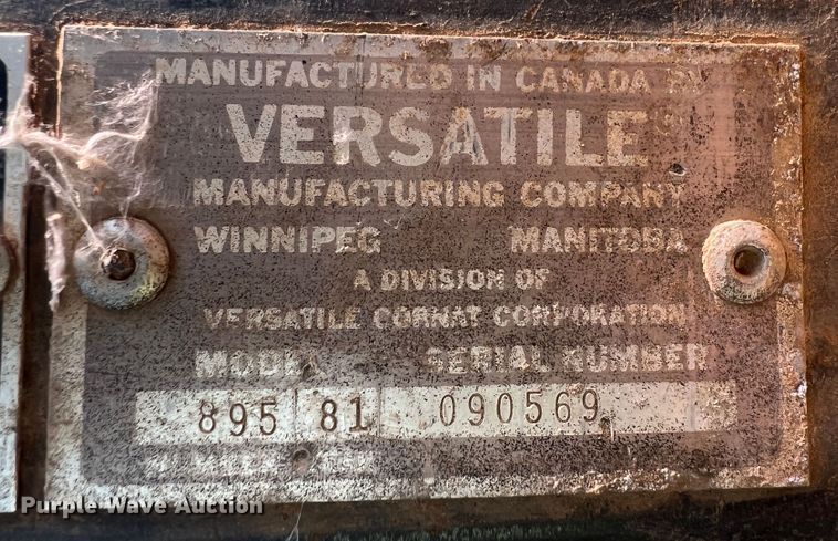 image for item DR1339 1981 Versatile 895  4WD tractor