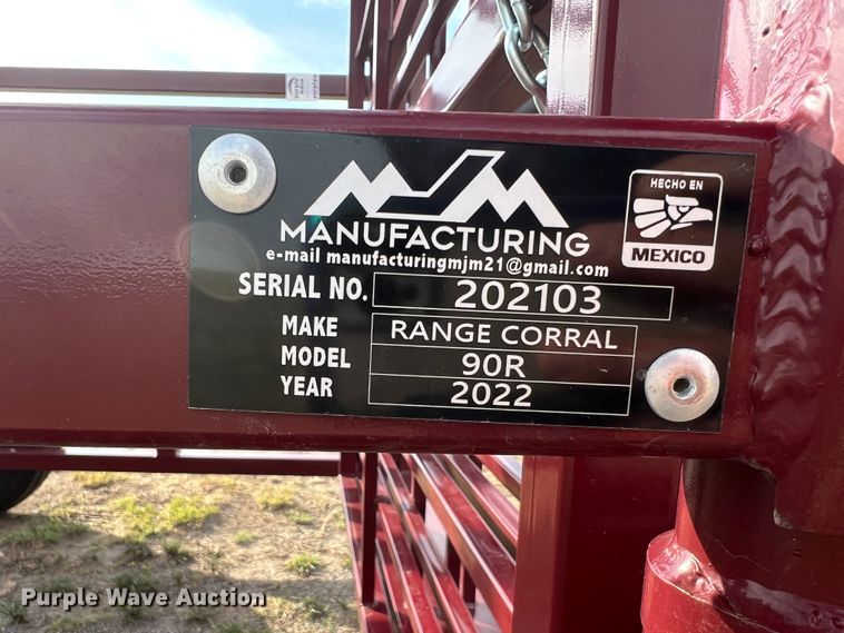 image for item DR1343 2022 Range Corral 90R  corral