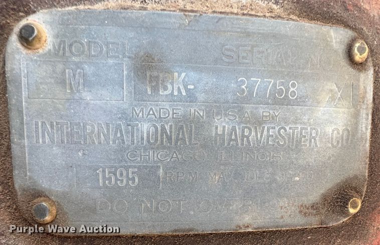 image for item DR1376 International M  tractor