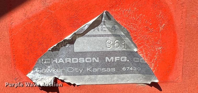 image for item DR1398 Richardson AE-43  sweep plow