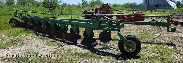 image for item KF9012 John Deere  eight bottom plow