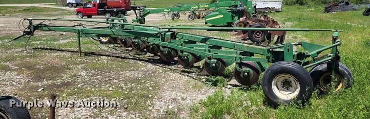 image for item KF9012 John Deere  eight bottom plow